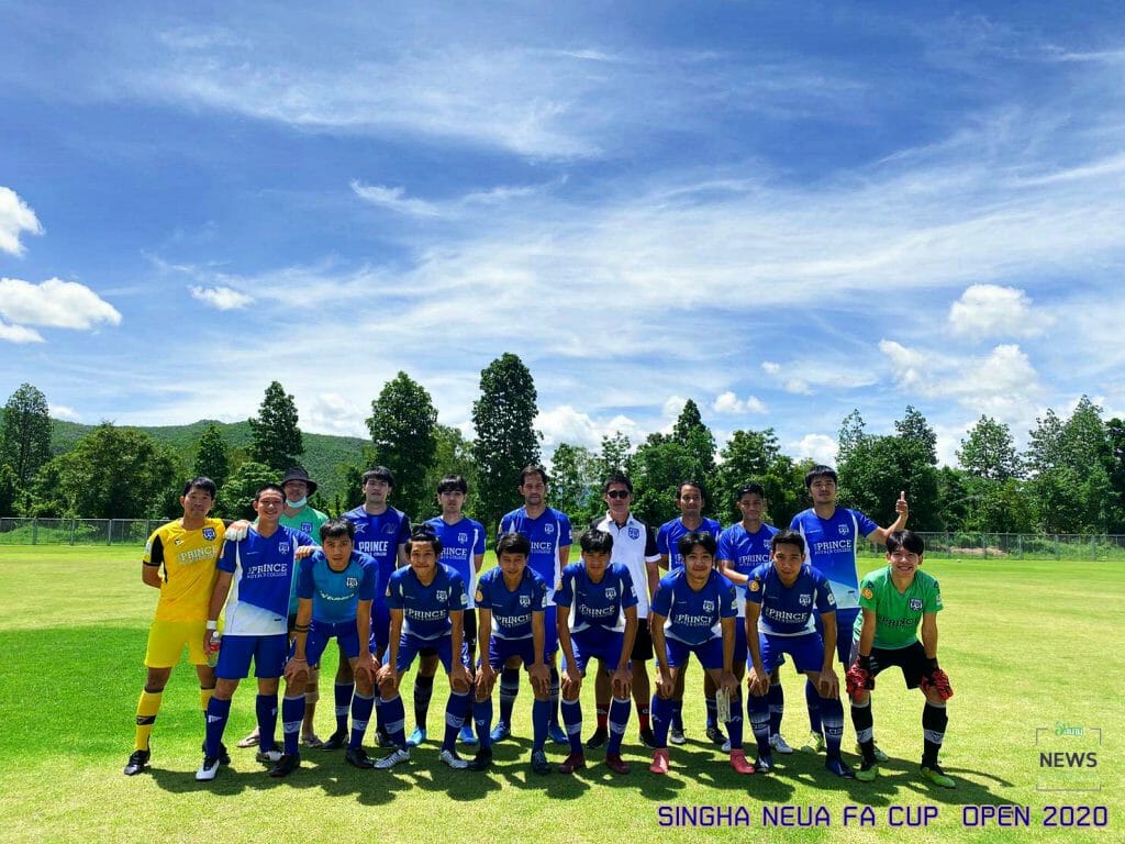 สุภาพบุรุษ น้ำเงิน-ขาว PRC SOCCER CLUB ท้าชนทุกทีม รายการสิงห์เหนือ FA CUP