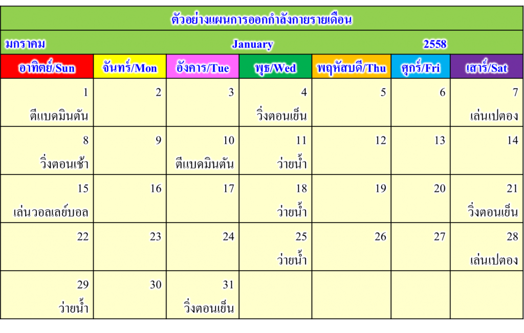 8 วิธีจัดสรรเวลาเพื่อออกกำลังกาย | สาระดีดีฮิมสนาม