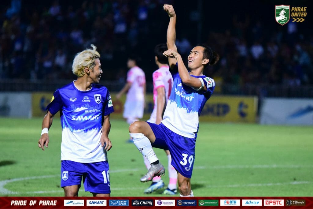 แข้งเก๋าเมืองแพร่ “จู่” รัฐพล สุดปลื้มหลังยิงประตูย้ำชัยในนัดเปิดบ้านพบ ขอนแก่น ยูไนเต็ด